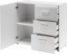 Kommode >M-402< (BxHxT: 96x86x40 cm) in weiss - 96x86x40cm (BxHxT)