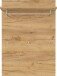 Garderobenpaneel >M-389< (BxHxT: 75x106x30 cm) in braun - 75x106x30cm (BxHxT)