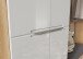 Garderobenschrank >M-389< (BxHxT: 60x198x41 cm) in braun | weiss