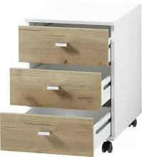Rollcontainer >M-412< (BxHxT: 40x57x49 cm) in weiss...