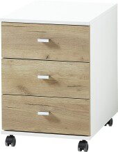 Rollcontainer >M-412< (BxHxT: 40x57x49 cm) in weiss...