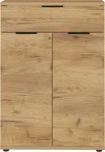 Kommode >M-392< (BxHxT: 75x108x37 cm) in braun - 75x108x37cm (BxHxT)