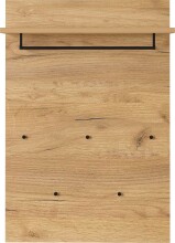 Garderobenpaneel >M-392< (BxHxT: 75x110x30 cm) in braun - 75x110x30cm (BxHxT)
