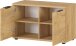 Schuhbank >M-392< (BxHxT: 75x48x37 cm) in braun - 75x48x37cm (BxHxT)