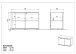Schuhbank >M-392< (BxHxT: 75x48x37 cm) in braun - 75x48x37cm (BxHxT)