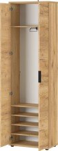 Garderobenschrank >M-392< (BxHxT: 59x199x34 cm) in...
