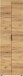 Garderobenschrank >M-392< (BxHxT: 59x199x34 cm) in braun - 59x199x34cm (BxHxT)
