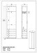 Garderobenschrank >M-392< (BxHxT: 59x199x34 cm) in braun - 59x199x34cm (BxHxT)