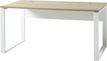 Schreibtisch >M-414< (BxHxT: 158x75x79 cm) in weiss...