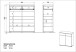 Kommode >M-401< (BxHxT: 96x103x40 cm) in braun | hellbraun - 96x103x40cm (BxHxT)