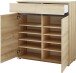 Kommode >M-401< (BxHxT: 96x103x40 cm) in braun | hellbraun - 96x103x40cm (BxHxT)