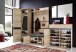 Garderobenschrank >M-401< (BxHxT: 54x200x40 cm) in hellbraun - 54x200x40 (BxHxT)