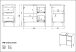 Waschbeckenunterschrank >M-415< (BxHxT: 60x56x34 cm) in weiss - 60x56x34 (BxHxT)