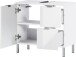 Waschbeckenunterschrank >M-415< (BxHxT: 60x56x34 cm) in weiss - 60x56x34 (BxHxT)