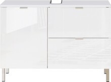 Waschbeckenunterschrank >M-415< (BxHxT: 80x56x34 cm) in weiss - 80x56x34 (BxHxT)