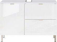 Waschbeckenunterschrank >M-415< (BxHxT: 80x56x34 cm) in weiss - 80x56x34 (BxHxT)