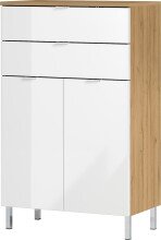 Kommode >M-415< (BxHxT: 60x97x34 cm) in hellbraun |...