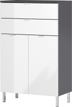 Kommode >M-415< (BxHxT: 60x97x34 cm) in anthrazit |...