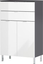 Kommode >M-415< (BxHxT: 60x97x34 cm) in anthrazit |...