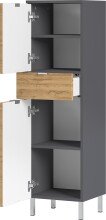Midischrank >M-415< (BxHxT: 34x120x34 cm) in...