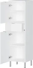 Midischrank >M-415< (BxHxT: 34x120x34 cm) in weiss...