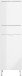Midischrank >M-415< (BxHxT: 34x120x34 cm) in weiss - 34x120x34cm (BxHxT)