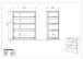 Kommode >M-404< (BxHxT: 83x102x42 cm) in braun | weiss - 83x102x42cm (BxHxT)