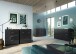 Kommode >M-404< (BxHxT: 83x102x42 cm) in schwarz - 83x102x42cm (BxHxT)