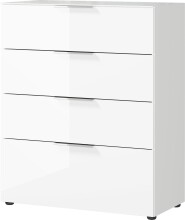 Kommode >M-404< (BxHxT: 83x102x42 cm) in weiss -...