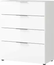 Kommode >M-404< (BxHxT: 83x102x42 cm) in weiss -...
