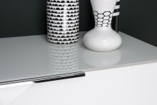 Kommode >M-404< (BxHxT: 83x102x42 cm) in weiss - 83x102x42cm (BxHxT)