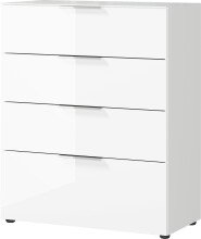 Kommode >M-404< (BxHxT: 83x102x42 cm) in weiss -...