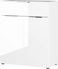 Kommode >M-404< (BxHxT: 83x102x42 cm) in weiss -...