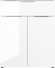 Kommode >M-404< (BxHxT: 83x102x42 cm) in weiss - 83x102x42cm (BxHxT)