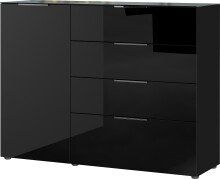Sideboard >M-404< (BxHxT: 134x102x42 cm) in schwarz...