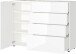 Sideboard >M-404< (BxHxT: 134x102x42 cm) in weiss - 134x102x42cm (BxHxT)