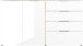 Sideboard >M-404< (BxHxT: 184x102x42 cm) in braun | weiss - 184x102x42cm (BxHxT)