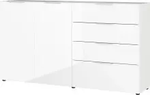 Sideboard >M-404< (BxHxT: 184x102x42 cm) in weiss -...