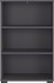 Bücherregal >M-416< (BxHxT: 80x123x40 cm) in anthrazit - 80x123x40cm (BxHxT)