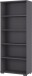 Bücherregal >M-416< (BxHxT: 80x200x40 cm) in anthrazit - 80x200x40cm (BxHxT)