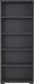 Bücherregal >M-416< (BxHxT: 80x200x40 cm) in anthrazit - 80x200x40cm (BxHxT)