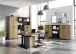 Bücherregal >M-416< (BxHxT: 80x200x40 cm) in anthrazit - 80x200x40cm (BxHxT)