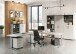 Aktenschrank >M-416< (BxHxT: 80x200x40 cm) in grau | anthrazit