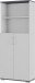 Aktenschrank >M-416< (BxHxT: 80x200x40 cm) in grau | anthrazit