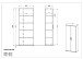 Aktenschrank >M-416< (BxHxT: 80x200x40 cm) in anthrazit | hellbraun