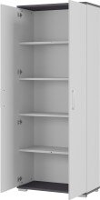 Aktenschrank >M-416< (BxHxT: 80x200x40 cm) in grau...