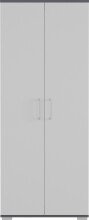 Aktenschrank >M-416< (BxHxT: 80x200x40 cm) in grau | anthrazit