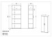 Aktenschrank >M-416< (BxHxT: 80x200x40 cm) in grau | anthrazit