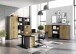 Rollcontainer >M-416< (BxHxT: 42x61x49 cm) in anthrazit | hellbraun