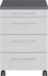 Rollcontainer >M-416< (BxHxT: 42x61x49 cm) in grau | anthrazit